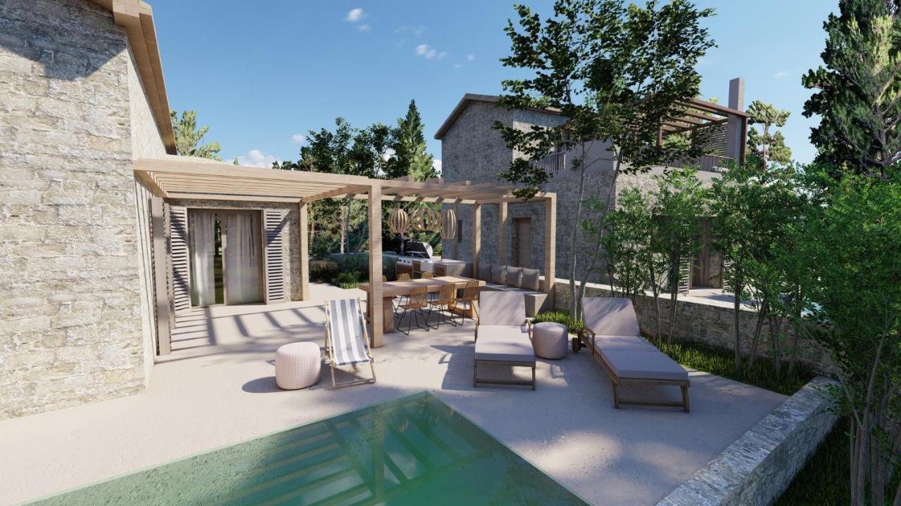 Papadria Villas - Modern Luxury Villas Near Kathisma Beach Tsoukaládhes Екстериор снимка