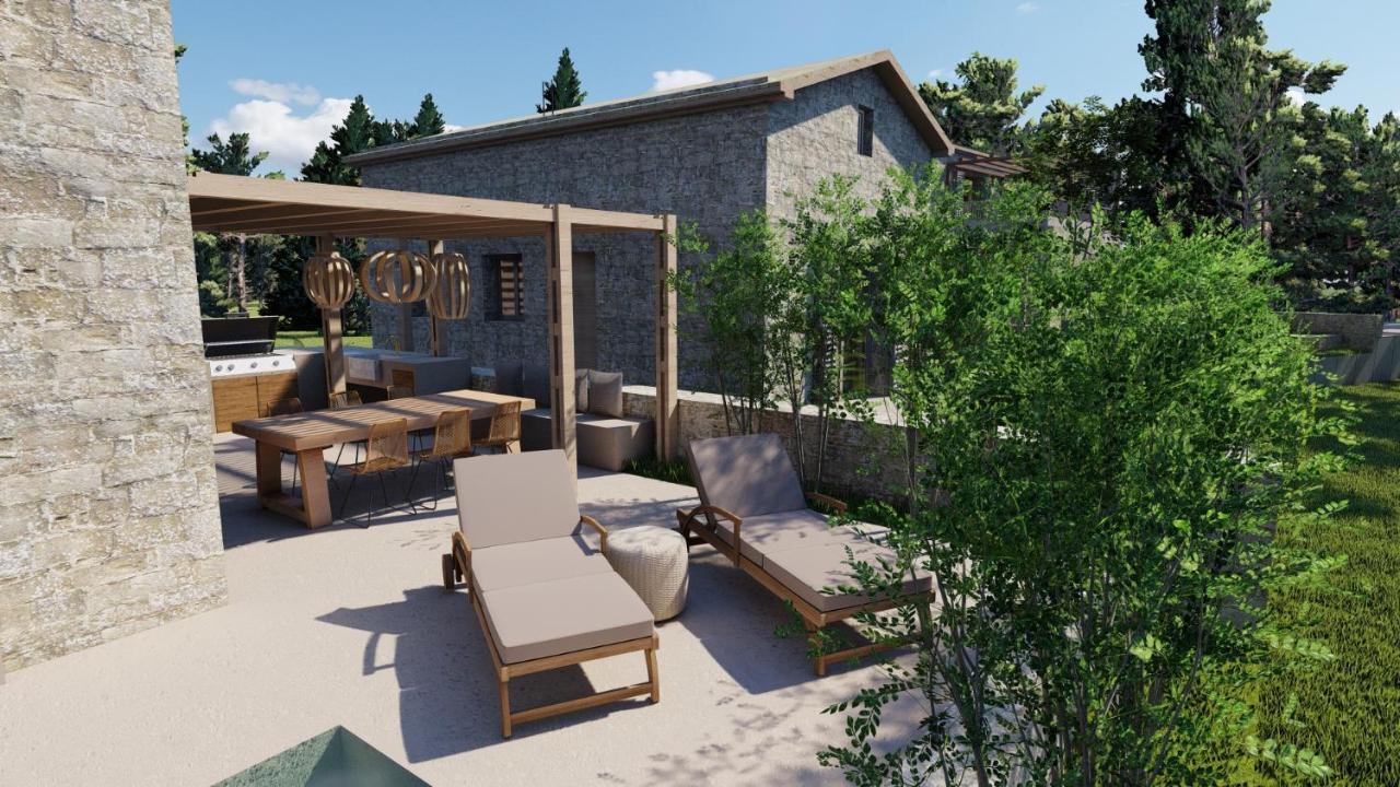 Papadria Villas - Modern Luxury Villas Near Kathisma Beach Tsoukaládhes Екстериор снимка